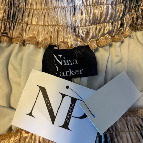 NWT Nina Parker Womens Plus Velvet Drawstring Wide Leg Pants 2X - Picture 6 of 6